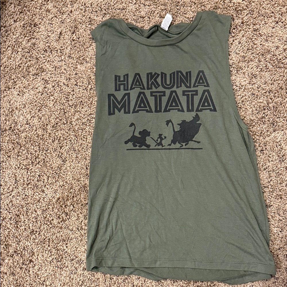 Disney hakuna matata tank small womens